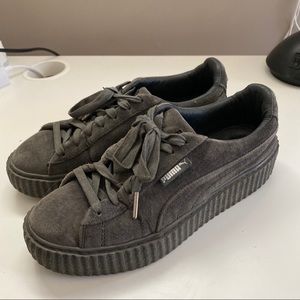 Grey Suede Fenty by Rihanna Puma Sneakers